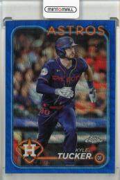 2024 Topps Chrome Kyle Tucker Blue Wave Refractor【73/75】 Houston Astros