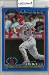 2024 Topps Chrome Mike Trout Blue Refractor【148/150】 Los Angeles Angels