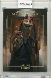 2020 TOPPS Star Wars Masterwork Orange #70 Jar Jar Binks 【8/10】