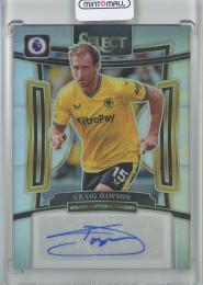 2023-24 Panini Select Premier League Craig Dawson Signatures/#S-CD Wolverhampton Wanderers