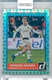 2015 Panini Donruss Soccer Keisuke Honda #11 Base Green Ball Foil Parallel【02/25】 Ac Milan