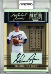 2005 Donruss Signatures Series Texas Rangers Nolan Ryan Autograph