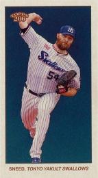 2024 TOPPS 206 NPBプロ野球 #121 サイスニード(ヤクルト)【MINI/Image Variation版】レギュラーカード