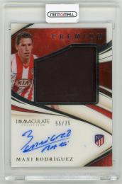 2020 Panini Immaculate Collection Maxi Rodriguez Premium Swatch Autographs【55/75】 Atletico De Madrid