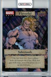 2020 Upper Deck Marvel Ages  Sabretooth Fravorful F-43