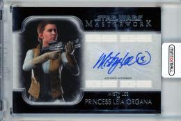 2020 Topps Star Wars Masterwork Misty  Lee as Princess Leia Organa  Autograph