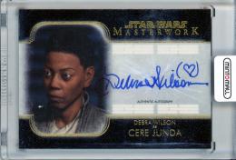 2020 Topps Star Wars Masterwork  Debra Wilson as Cere Junda  Autograph【22/25】