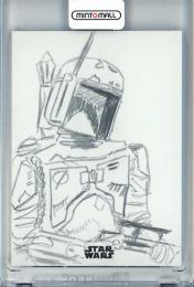 2018 Star Wars Finest Boba Fett/Bryce King II Sketch