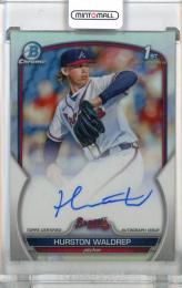2023 Bowman Draft Hurston Waldrep Chrome Autographs Refractors【111/499】 Atlanta Braves