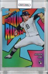 2025 Topps Chrome Jackson Jobe All-Etch Rookie Rush Detroit Tigers