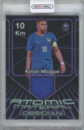 2024-25 PANINI Obsidian Atomic Material Electric Etch Purple / KYLIAN MBAPPE(France) 【37/50】