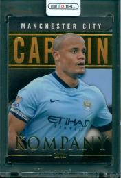 2014-15 TOPPS Premier Gold Vincent Kompany #CS-VK Captain Black【5/25】 Manchester City