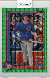 2025 Topps Chrome Kyle Tucker Green Geometric Refractors【73/99】 Chicago Cubs