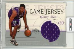 1999-00 Upper Deck Quincy Lewis Game Jerseys