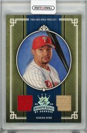 【裏面若干白欠けあり】2005 DONRUSS Diamond Kings  Marlon Byrd Game Worn/Used Item 040/100