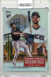 2024 TOPPS Series 1 Jordan Lawlar Home Field Advantage #HFA14 Arizona Diamondbacks