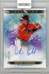 2024 TOPPS Inception Heston Kjerstad Rookie and Emerging Stars Autographs #BRESHK【228/299】 Baltimore Orioles