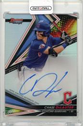 2022 TOPPS Bowman's Best Chase DeLauter Best of '22 Autographs Refractors #B22CD Cleveland Indians