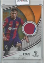 2023-24 Topps UEFA Club Competitions Pedri Topps Superstar Relics/Orange Foilboard/#TS-PE【10/25】 FC Barcelona