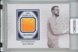 2024 SOCCER FUTERA UNIQUE NOSTALGIA HOBBY Jan Oblak The Story Of a Legend/Game Memorabilia/Sapphire/#SL21【8/9】 Atletico de Madrid