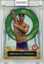 2024 Topps Chrome U.S. Olympic & Paralympic Hopefuls Michael Phelps #CR-24 Chasing the Rings Swimming