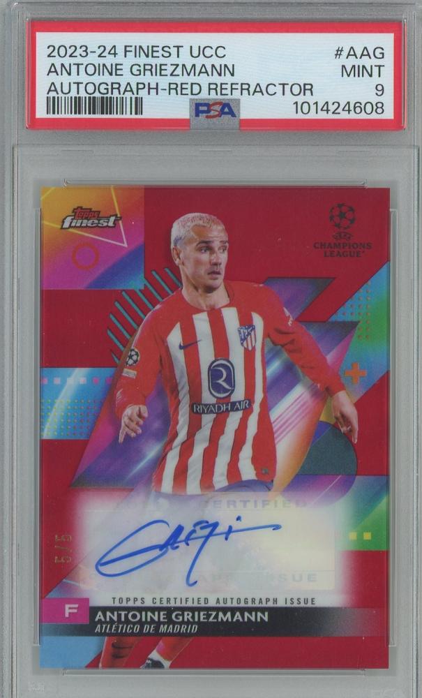22-23 Topps GRIEZMANN グリーズマン 直筆サイン 世界50枚 22 leaf グリーズマン直筆サインカード - メルカリ