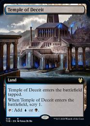 【THB】【ENG】【Foil】《欺瞞の神殿/Temple of Deceit》 拡張アート版