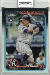2024 Topps Chrome Austin Wells Refractor New York Yankees
