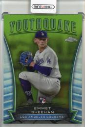 2024 Topps Chrome Emmet Sheehan Youthquake Los Angeles Dodgers