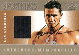 2009 SPORT KINGS  Ken Shamrock Autograph & Memorabilia (Silver Version) 20枚限定