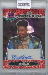 2023 LEAF Pop Century Metal Pro Set Raps Autographs Crystal Red / BLUEFACE 【4/4】