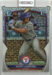 2023 Bowman Draft Wyatt Langford Japan Refractor Texas Rangers