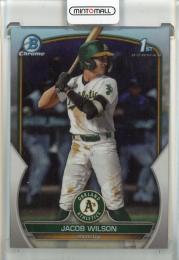 2023 Bowman Draft Jacob Wilson Chrome Refractor Oakland Athletics