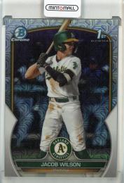 2023 Bowman Draft Jacob Wilson Japan Refractor Oakland Athletics