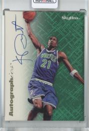 1996-97 SkyBox Premium Kevin Garnett Autographics Blue Ink Minnesota Timberwolves