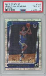 2021-22 Donruss Basketball Jonathan Kuminga Base Rated Rookie/Choice/#240【PSA10】 Golden State Warriors