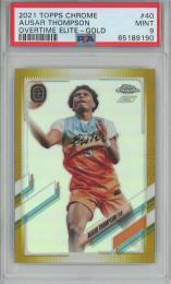 2021-22 Topps Chrome Overtime Elite Basketball Ausar Thompson Base/Gold/RC/#40【23/50】【PSA9】 Overtime Elite