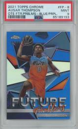 2021-22 Topps Chrome Overtime Elite Basketball Ausar Thompson Future Problems/Blue&Purple/#FP-8【27/50】【PSA9】 Overtime Elite