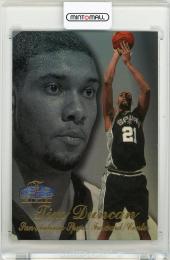 1997-98 Fleer Flair Showcase Tim Duncan #5 Row3 RC San Antonio Spurs