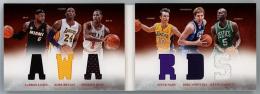 2012-13 Panini Preferred  LeBron James / Derrick Rose / Kobe Bryant / Dirk Nowitzki / Steve Nash / Kevin Garnett Awards Memorabilia #1 ※傷、白かけあり 102/199