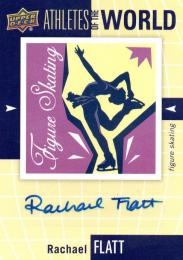 2011 UPPER DECK World of Sports  Rachael Flatt (Figure Skating) Autograph