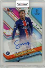2024-25 Topps Finest UEFA Club Competitions Senny Mayulu Autographs【BA-SM】 Paris Saint-Germain