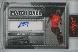 2026 Leaf Jeremy Doku Auto Match Ball【2/10】 Belgium