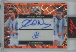 2026 Leaf Julian Alvarez/Claudio Caniggia Auto【1/4】 Argentina