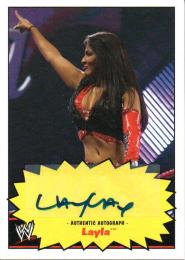 2012 TOPPS Heritage WWE  Layla Autograph