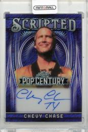 2025 LEAF Pop Century Metal Chevy Chase Scripted Autographs Diagonal Shimmer Purple #SCC1【4/6】