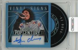 2025 LEAF Pop Century Metal 42 Dugg Vinyl Signs Autographs Prismatic Platinum Blue #VSD1【5/7】