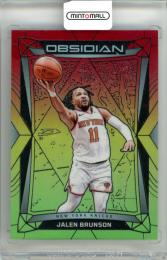 2023-24 Panini Obsidian Jalen Brunson #152 Base Reggae Flood Electric Etch Parallel【60/75】 Knicks
