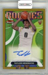 2023-24 Topps Finest  Taylor Hendricks #RFA-TM Rookie Finest Autograph Gold Refractor Parallel【28/50】 Jazz
