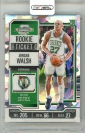 2023-24 Panini Contenders Optic Jordan Walsh #11 Base Rookie Season Ticket Cracked Ice Parallel【08/23】 Celtics